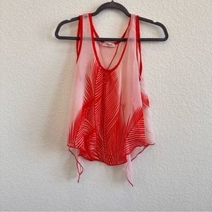 Vivace Swim Cover Up Top Open Back